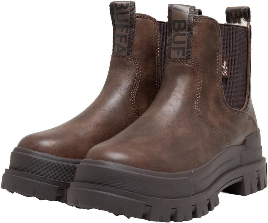 BUFFALO Chelsea boots 'Aspha' donkerbruin - Foto 4