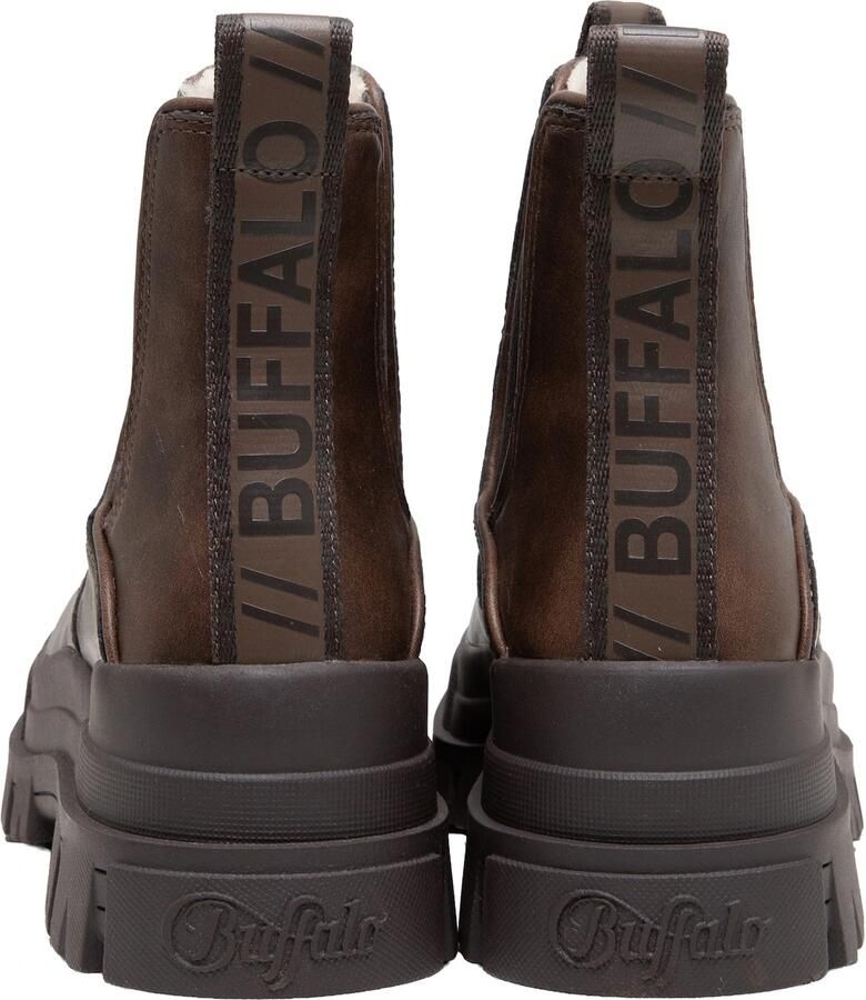 BUFFALO Chelsea boots 'Aspha' donkerbruin - Foto 3
