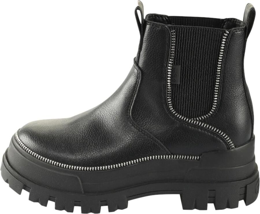 BUFFALO Chelsea boots 'Aspha' zwart
