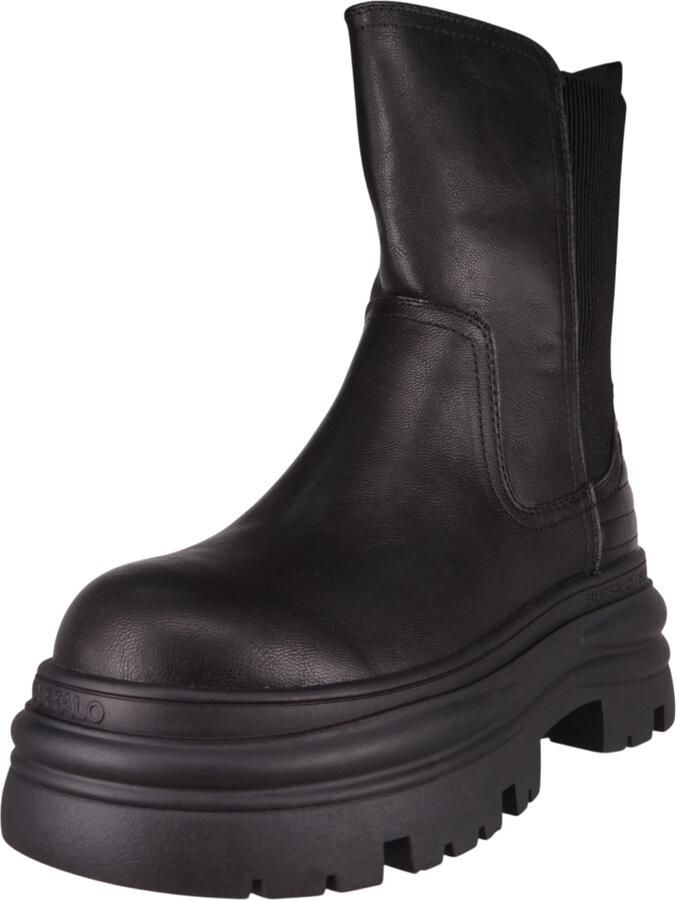 BUFFALO Chelsea boots 'DIONE' zwart