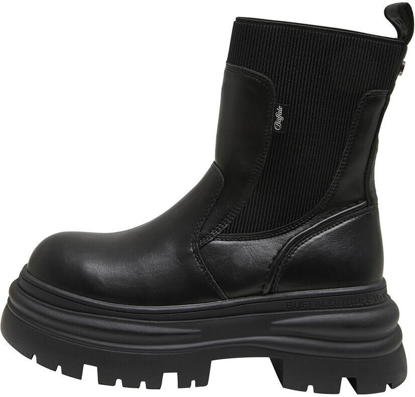 BUFFALO Chelsea boots 'Dione' zwart