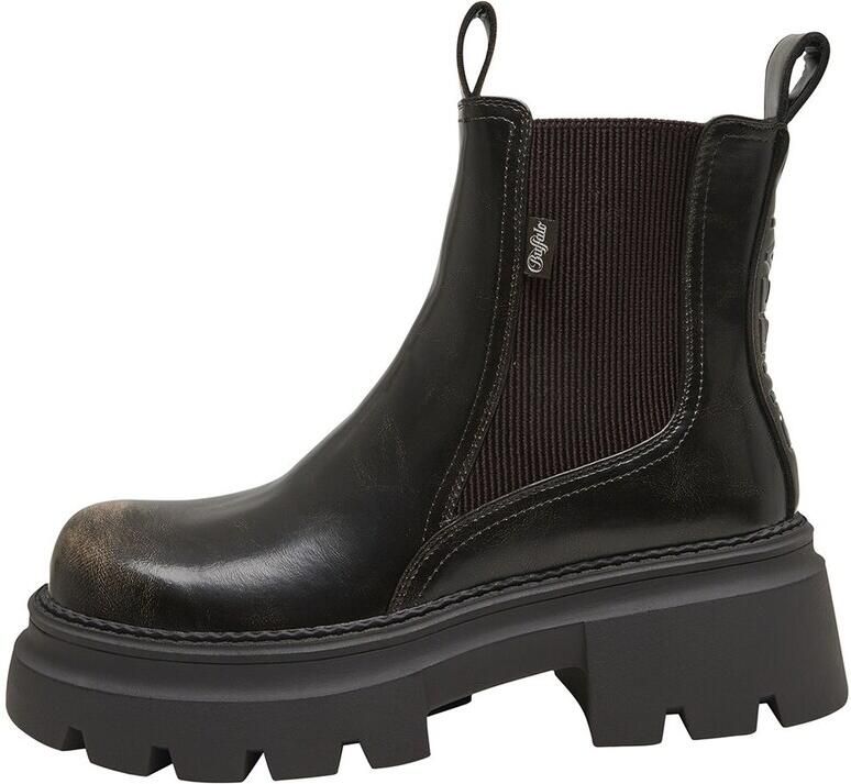 BUFFALO Chelsea boots 'MAVE' donkerbruin