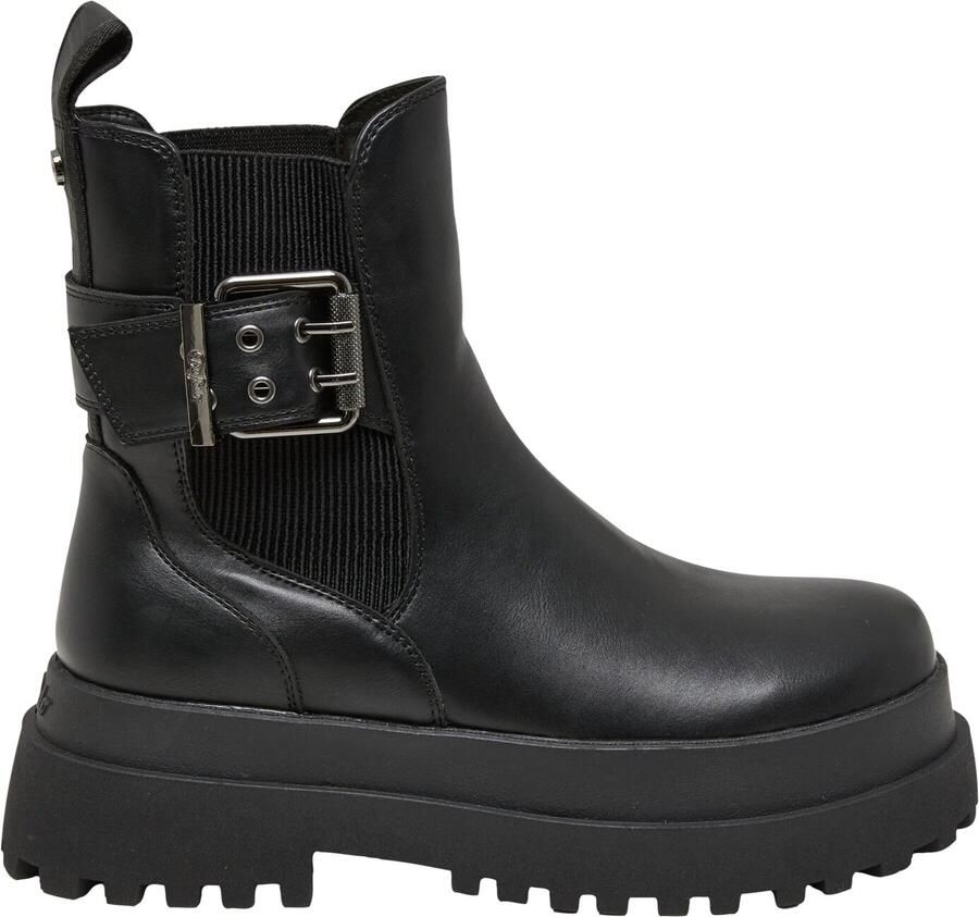 BUFFALO Chelsea boots 'Pluto' zwart
