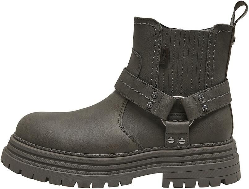 BUFFALO Enkellaarsjes 'Lennox' donkergrijs