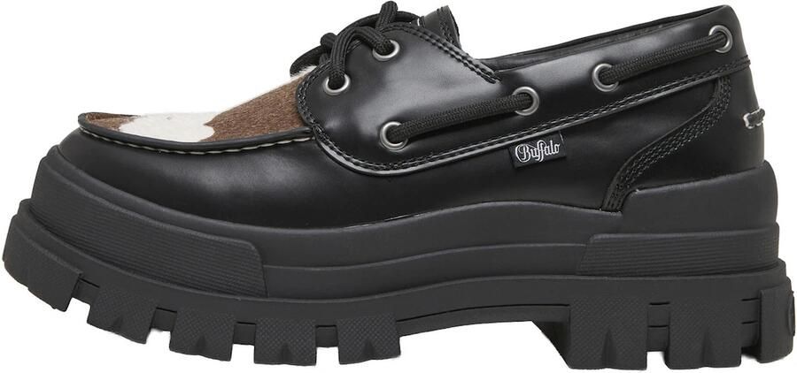 BUFFALO Mocassins 'Aspha' beige bruin zwart