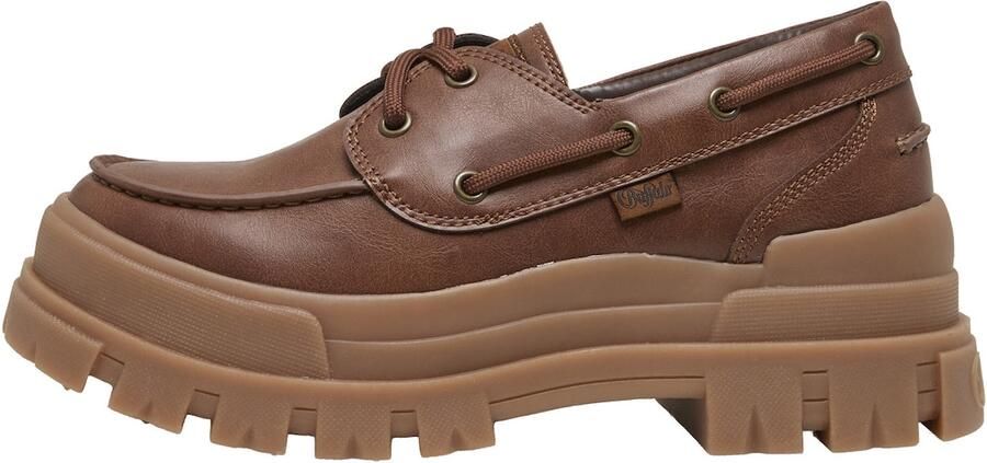 BUFFALO Mocassins 'Aspha Boat' bruin