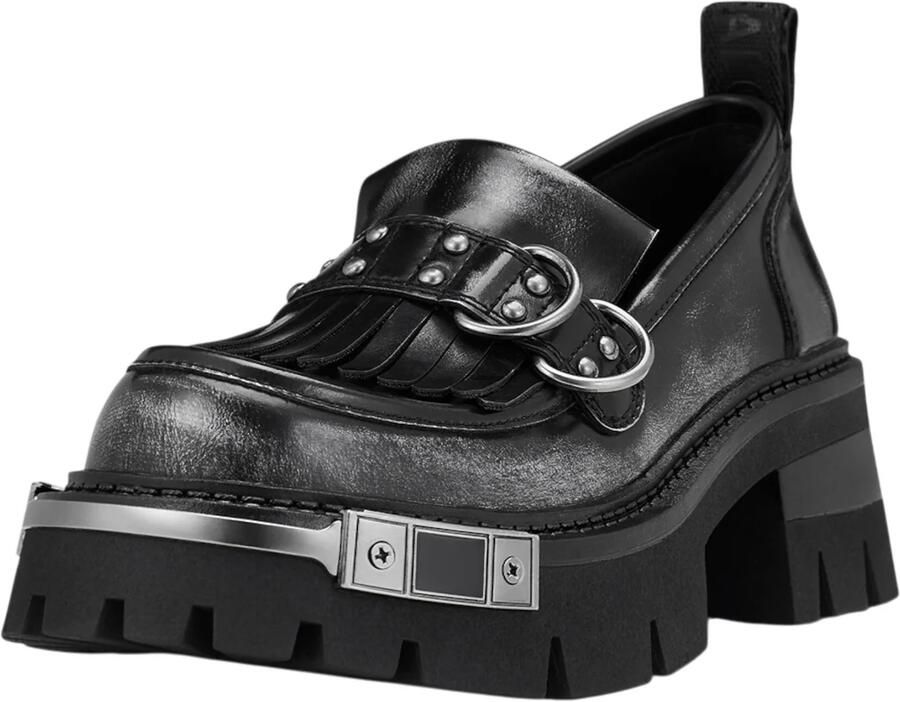 BUFFALO Mocassins 'Soraya' zwart