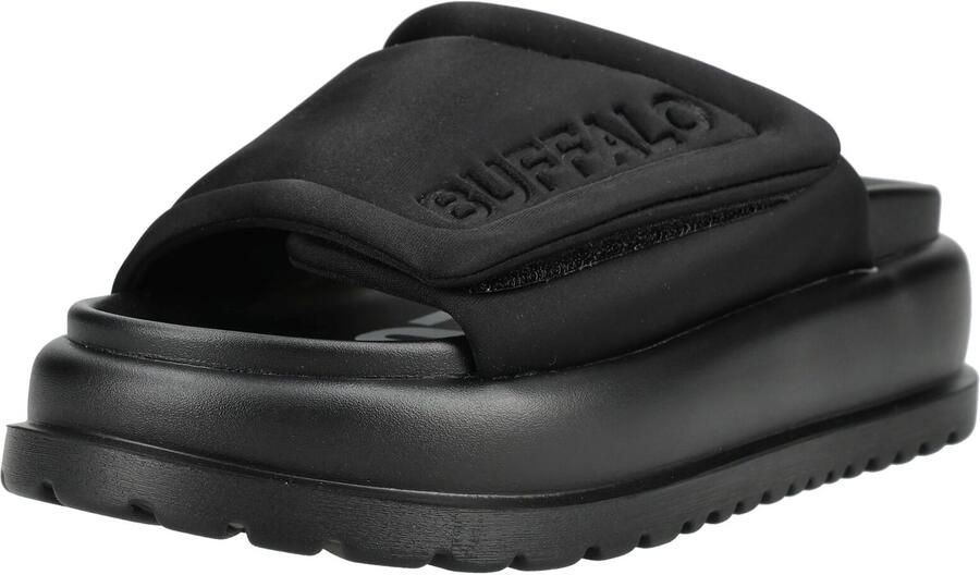 BUFFALO Muiltjes 'Palma Velcro' zwart - Foto 2