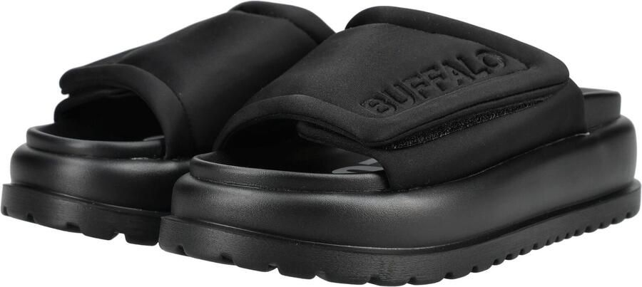 BUFFALO Muiltjes 'Palma Velcro' zwart - Foto 5