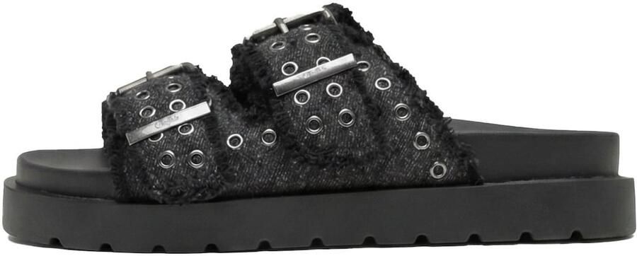 BUFFALO Muiltjes 'Raya Ari' black denim