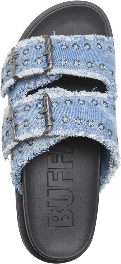 BUFFALO Muiltjes 'Raya Ari Stud' blauw denim - Foto 4