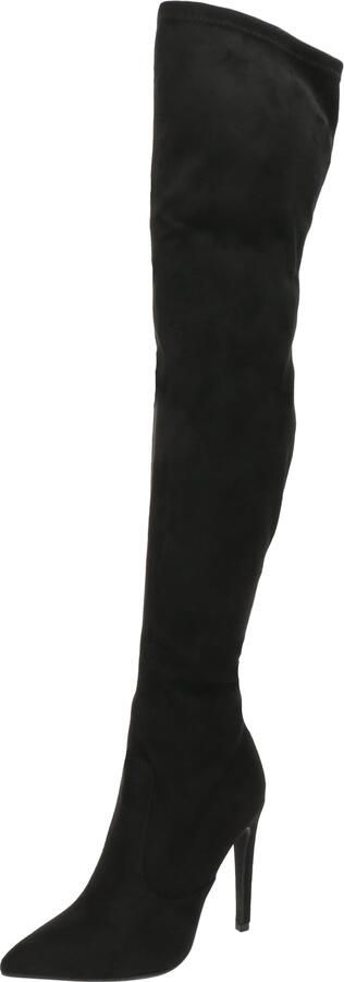BUFFALO Overknee laarzen 'SIENNA' zwart