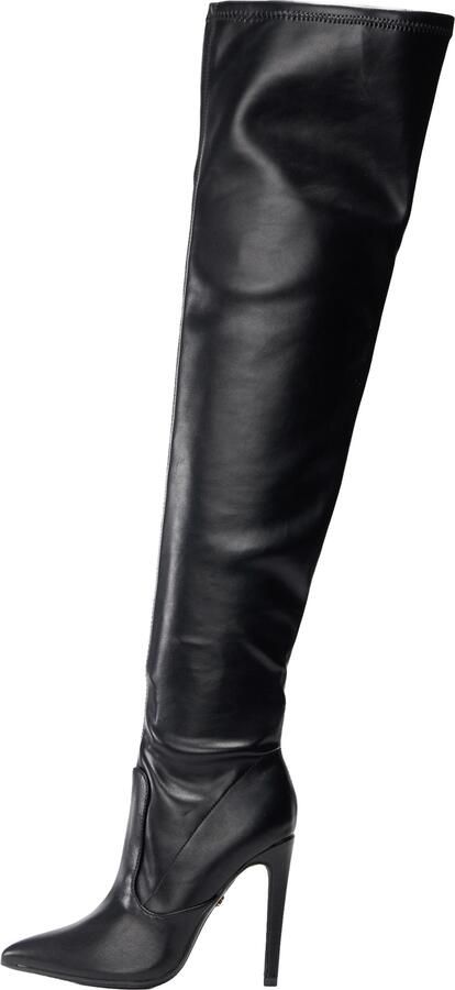 BUFFALO Overknee laarzen 'SIENNA' zwart