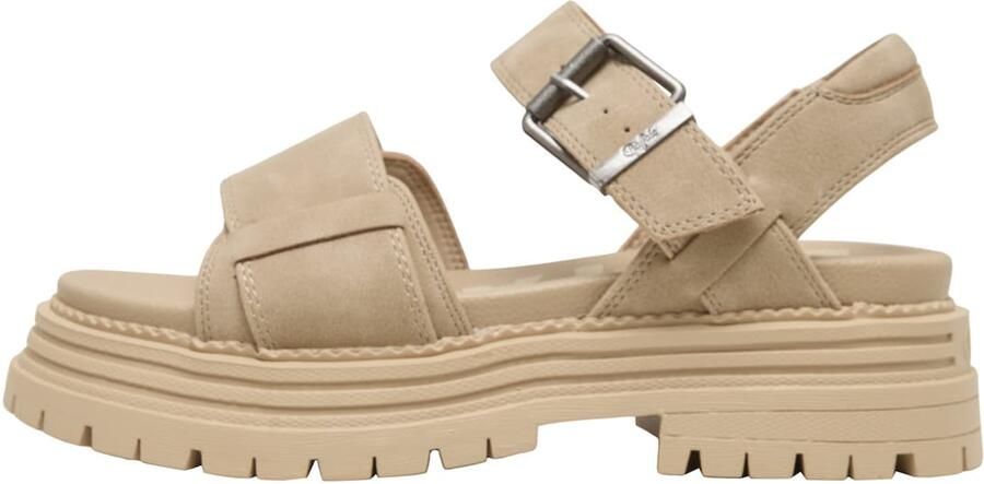 BUFFALO Sandaal 'Lennox' donkerbeige