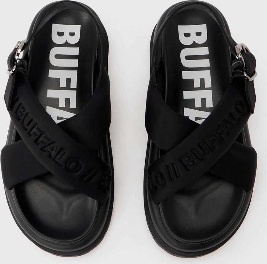 Buffalo Sandalen met sleehak PALMA CROSS - Foto 3