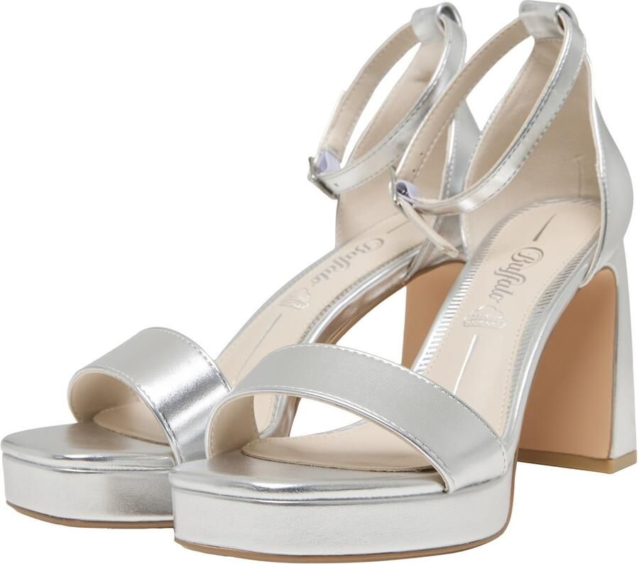 BUFFALO Sandalen met riem 'Alice Neat' zilver - Foto 3