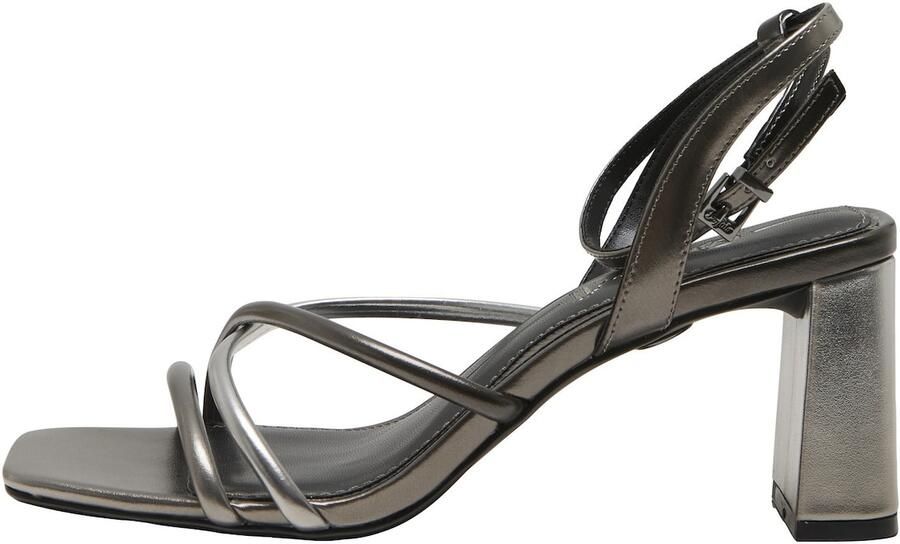 BUFFALO Sandalen met riem 'April' zwart zilver