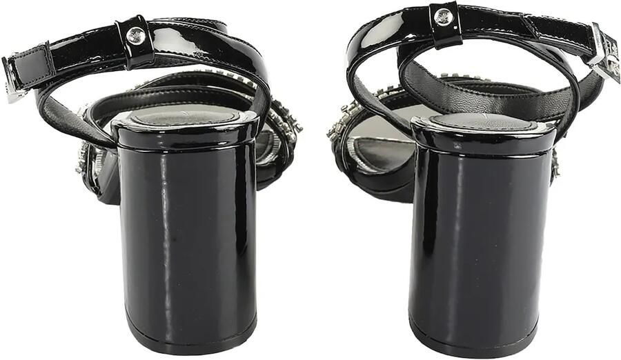 BUFFALO Sandalen met riem 'Charlotte Ice' zwart zilver - Foto 5