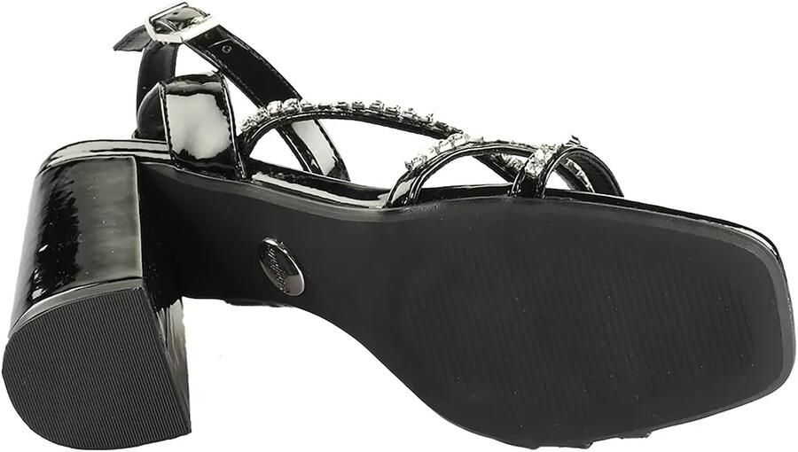 BUFFALO Sandalen met riem 'Charlotte Ice' zwart zilver - Foto 6