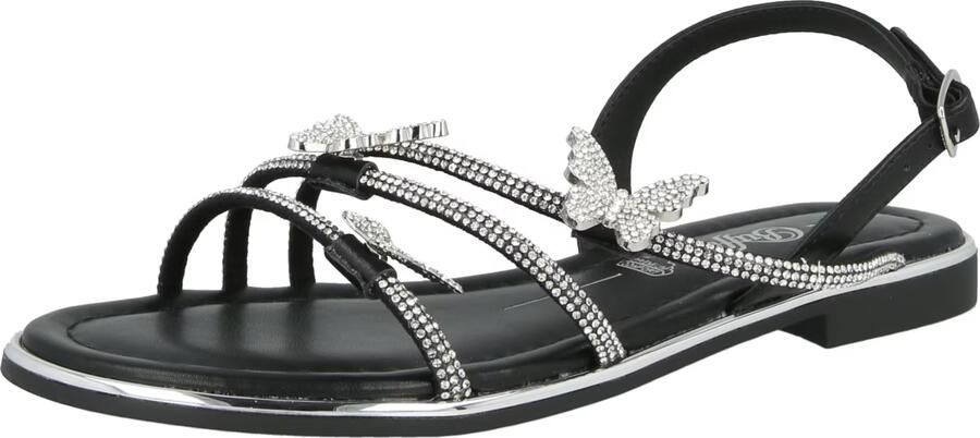 BUFFALO Sandalen met riem 'KIRA' zwart