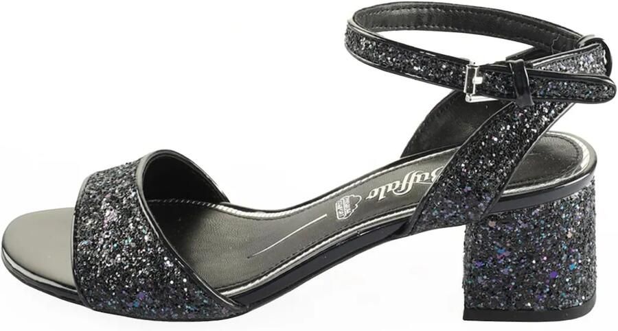BUFFALO Sandalen met riem 'Rainelle' lila zwart