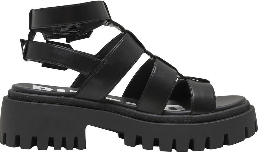 BUFFALO Sandalen met riem 'Zanos' zwart - Foto 3