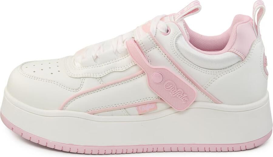 BUFFALO Sneakers laag 'Ariya One' rosa wit
