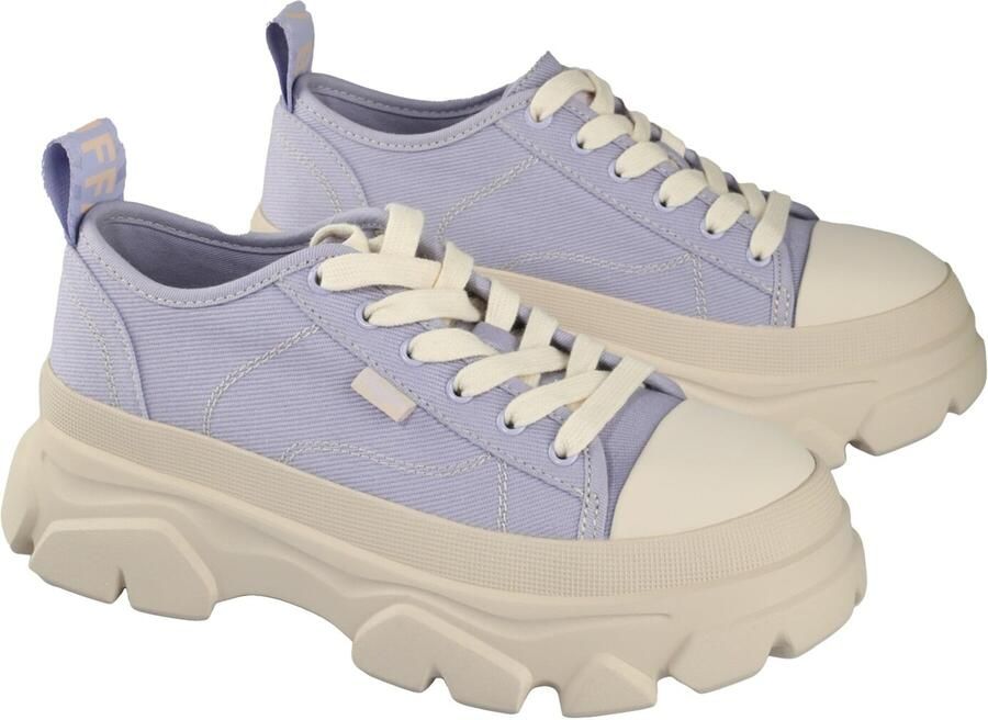 BUFFALO Sneakers laag beige lavendel - Foto 3