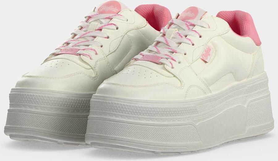 BUFFALO Sneakers laag 'Besu' lichtroze wit - Foto 4