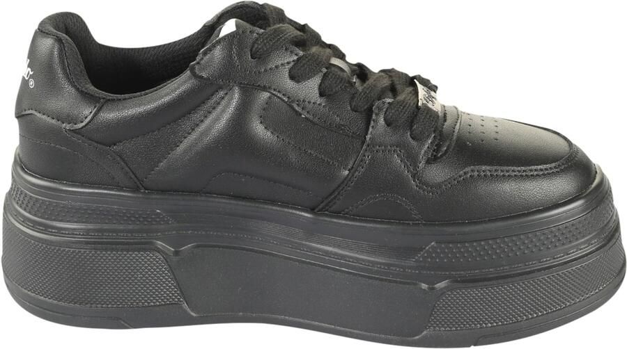 Buffalo Plateausneakers BESU VEGAN Streetwear-sneaker veterschoen lage schoen met Memory Foam-binnenzool