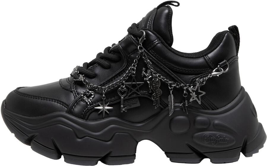 BUFFALO Sneakers laag 'Binary Charm 3.0' zwart