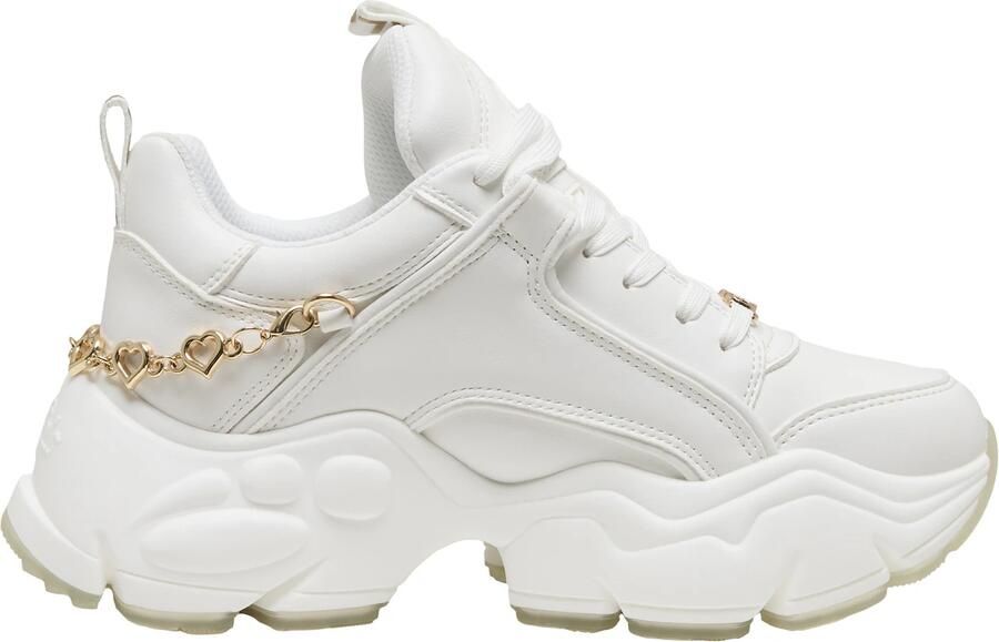 BUFFALO Sneakers laag 'Binary' goud wit