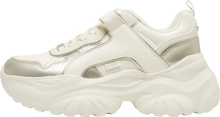 BUFFALO Sneakers laag 'Bliss One' crème zilver