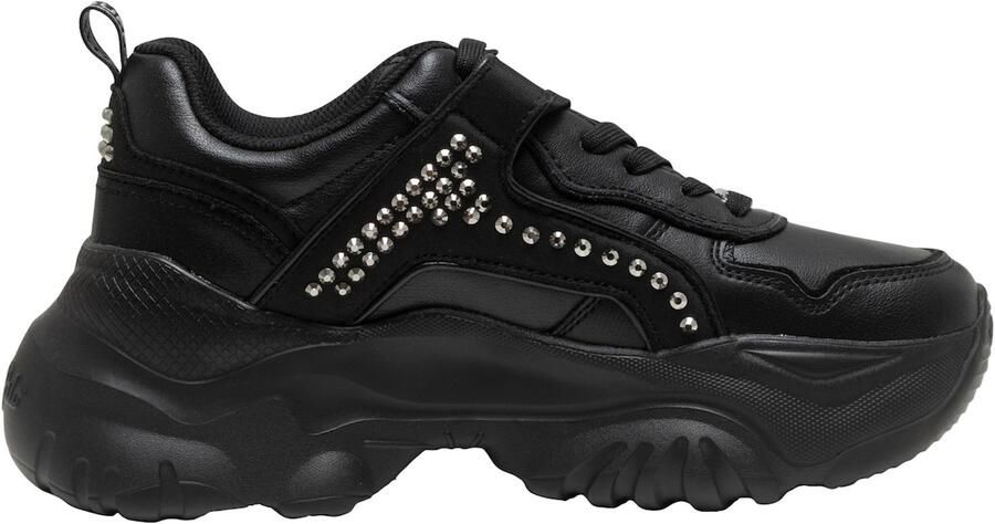 BUFFALO Sneakers laag 'Bliss Punk' zwart zilver - Foto 4