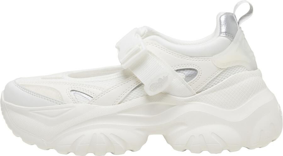 BUFFALO Sneakers laag 'Bliss' zilver offwhite