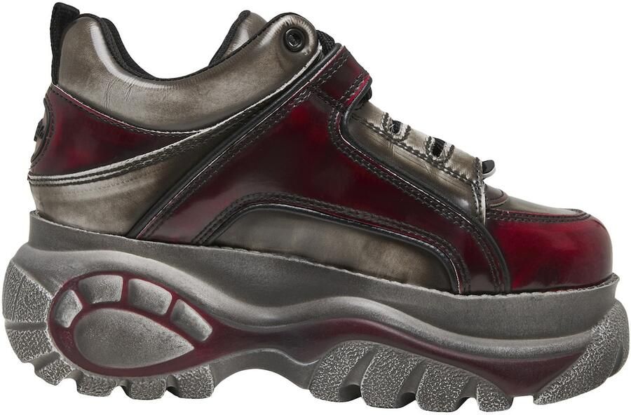 BUFFALO Sneakers laag bordeaux zwart - Foto 4