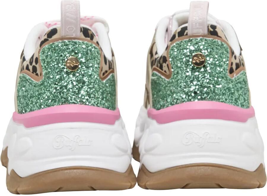 BUFFALO Sneakers laag bruin goud zwart - Foto 2