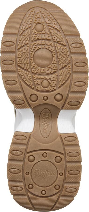 BUFFALO Sneakers laag bruin goud zwart - Foto 5