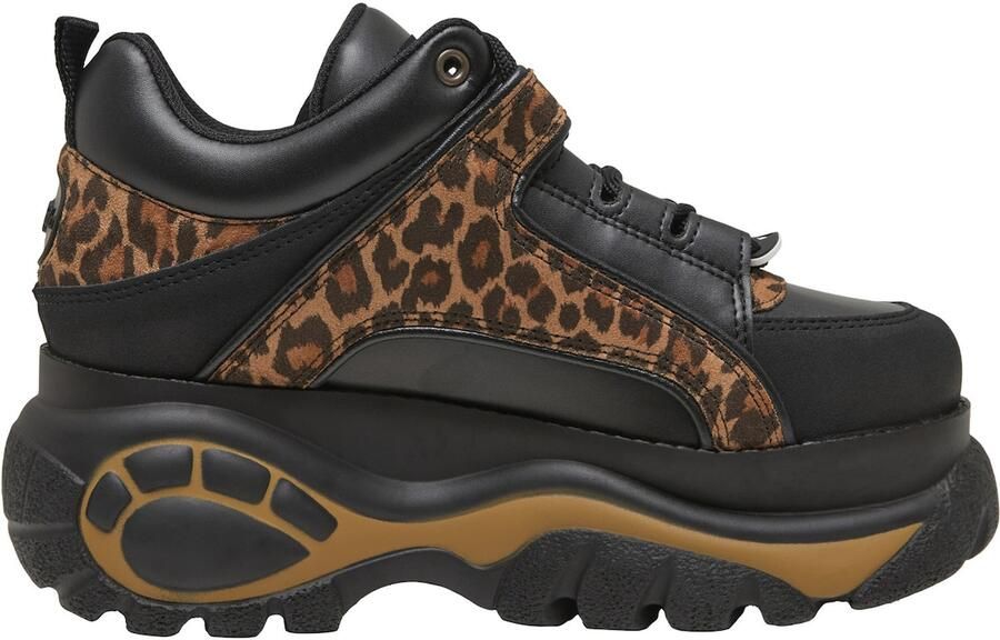 BUFFALO Sneakers laag bruin lichtbruin zwart - Foto 4