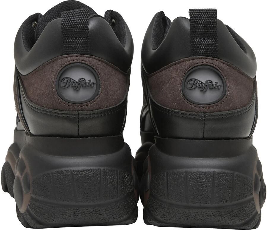 BUFFALO Sneakers laag bruin zwart - Foto 2