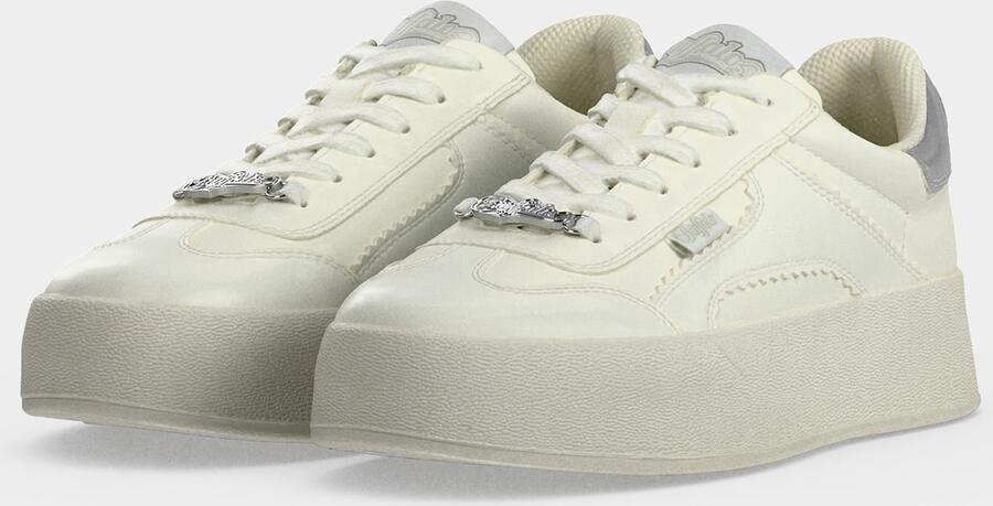 BUFFALO Sneakers laag 'CAJO' lichtgrijs zilver wit - Foto 5