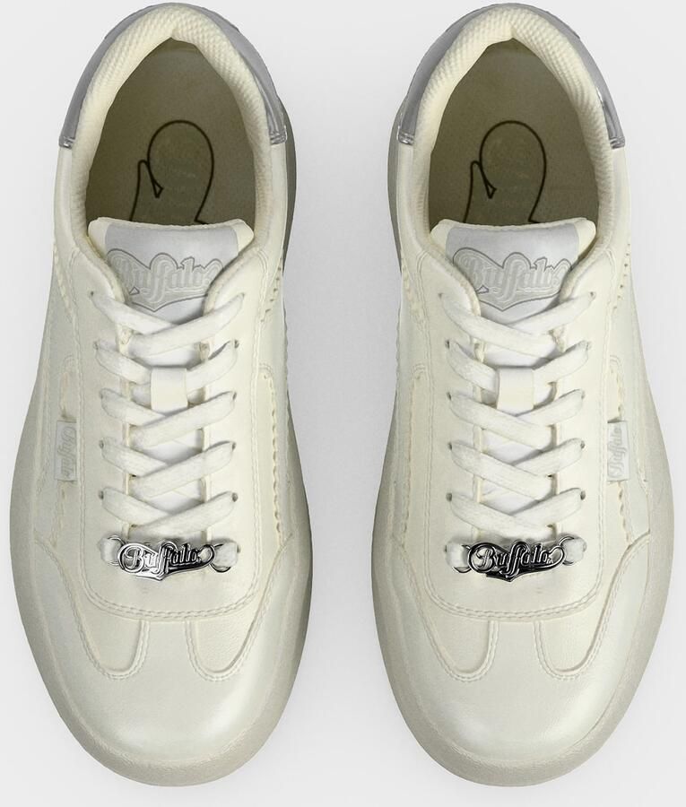 BUFFALO Sneakers laag 'CAJO' lichtgrijs zilver wit - Foto 2