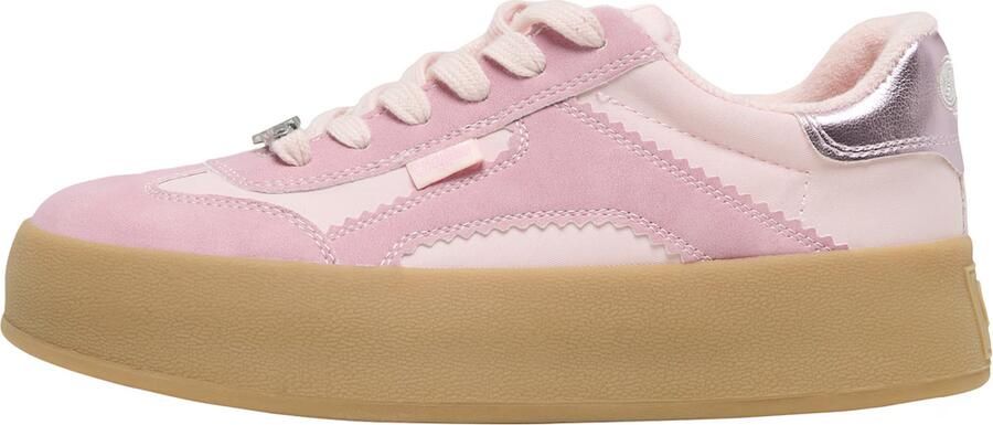 BUFFALO Sneakers laag 'Cajo' lila rosé oudroze wit