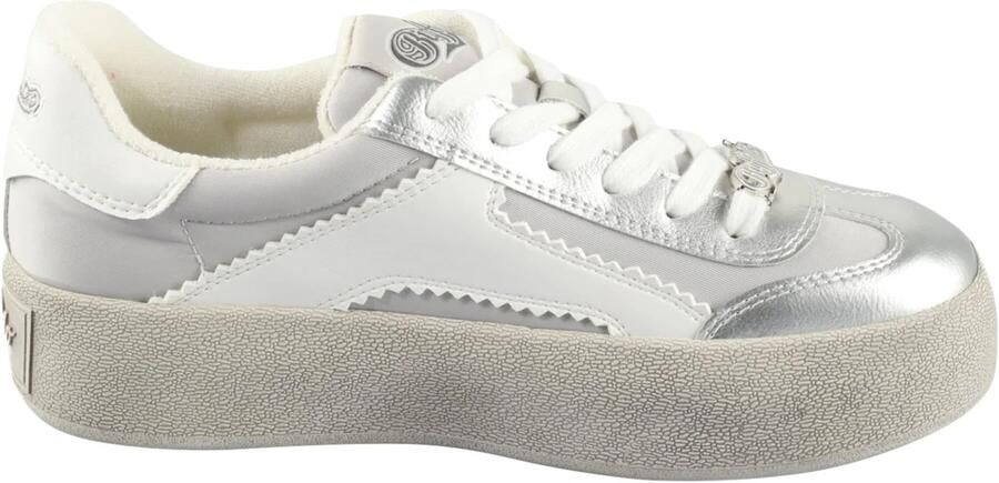 BUFFALO Sneakers laag 'CAJO' zilvergrijs wit - Foto 4