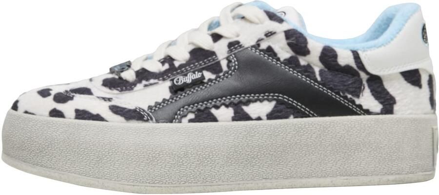 BUFFALO Sneakers laag 'Cajo' zwart wit