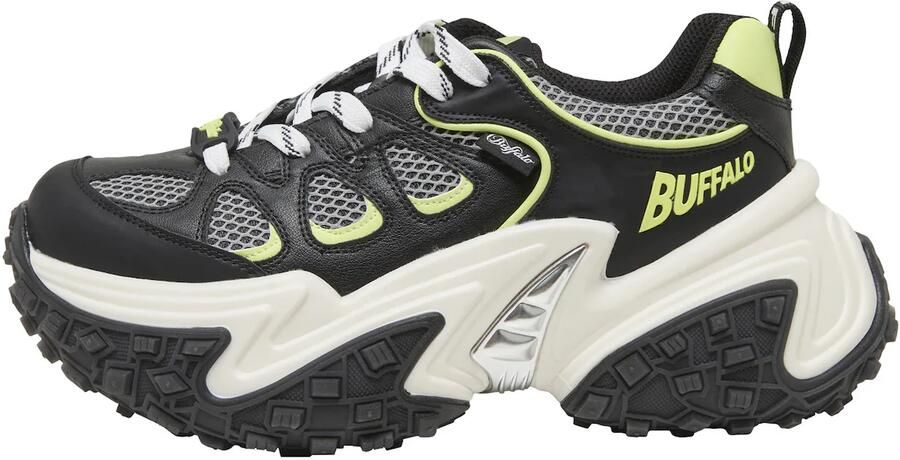 BUFFALO Sneakers laag 'Cerbo' geel zwart wit - Foto 6