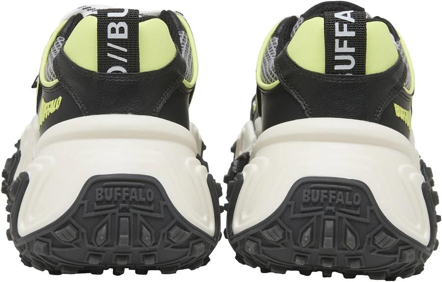 BUFFALO Sneakers laag 'Cerbo' geel zwart wit - Foto 3