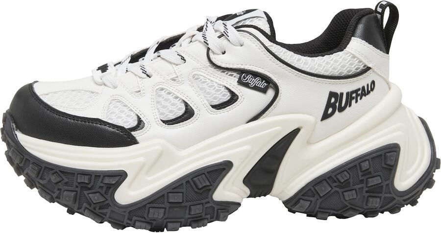 BUFFALO Sneakers laag 'Cerbo' zwart wit