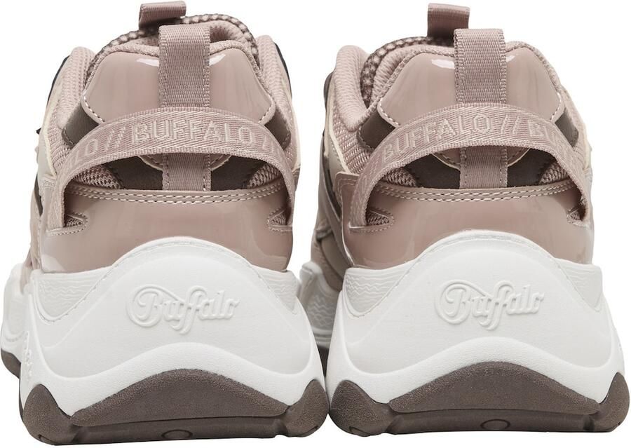 BUFFALO Sneakers laag chocoladebruin rosa - Foto 2