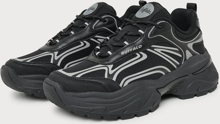 BUFFALO Sneakers laag 'Claw' grijs zwart - Foto 3